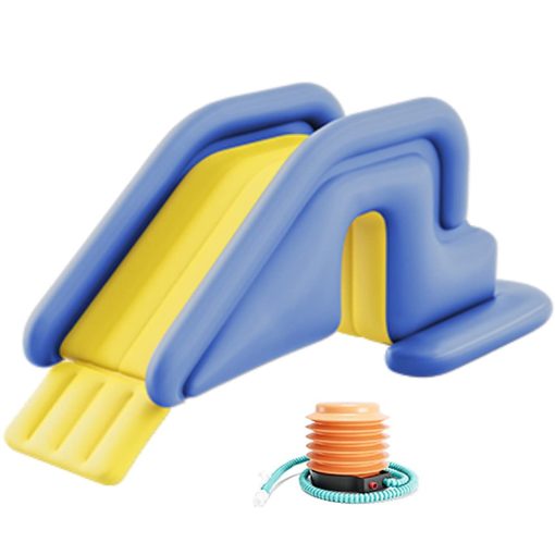 Resbaladilla Inflable para Piscina, Juego Acuatico de Verano, Escalera Trampolin Universal para Piscina en Casa