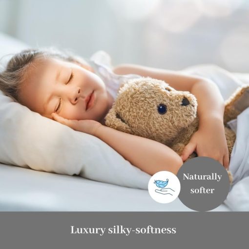 Set de sabanas DreamFit DreamCool 100% algodon egipcio enfriador con correas elasticas en las esquinas para cama ajustable bolsillo extra profundo fabricado en EE. UU. Juego de sabanas Split Head California King Gray - Imagen 3