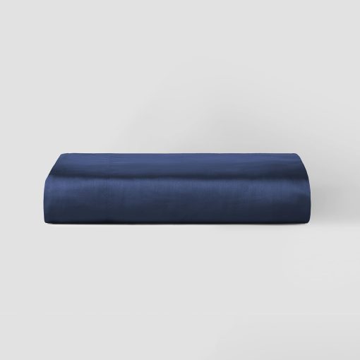 Juego de sabanas Sijo AiryWeight de Tencel, 100% Lyocell derivado del Eucalipto, Super Suaves, Ganador del Mejor Juego de Sabanas Refrescantes de 2022 de Architectural Digest, 1 Sabana Superior unicamente (Zafiro, King/Cal King)