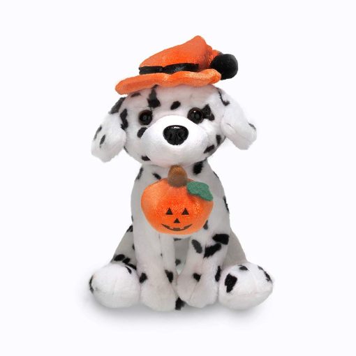 Peluche Halloween Pawpals 8 pulgadas Perrito de Peluche Viene con Sombrero y Calabaza de Halloween - Calabaza para Ninos en esta Fiesta (Variedad de Perritos de Halloween) - Imagen 2
