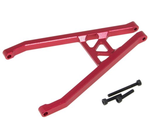 Piezas de Metal Compatible con 1/18 Axial Yeti Jr RTR Rc Car Upgrade Hub Carrier/C-Hub & Knuckle Arms & Rear Lower Chassis Link & Front Lower Control Arm & Suspension Arm Aleacion de Aluminio de Repuesto (Rojo) - Imagen 7