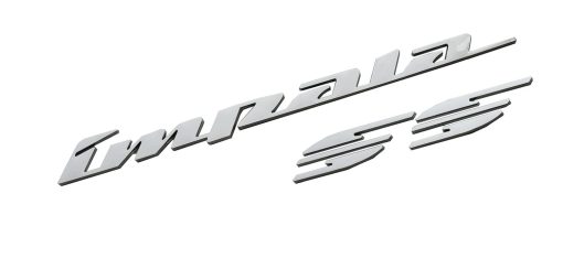 2Pcs 94-96 Emblemas de Panel Trasero de SS de Impala Ss 3D Insignia de Letras Calcomania de Auto Placa de Nombre Repuesto para SS (Cromo) - Imagen 6