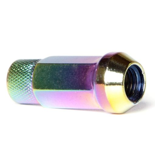 Tuerca de seguridad abierta de acero forjado de Circuit Performance para ruedas personalizadas: 12x1.25 Neo Chrome - Juego de 20 piezas + Herramienta - Imagen 4