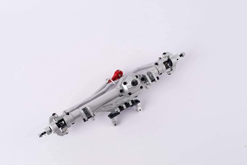 Eje delantero y trasero de aluminio para Axial Wraith 1/10 90018 90048 90053 90018 90020 90045 90056 RR10 Modelo de Coche RC (Plata) - Imagen 4