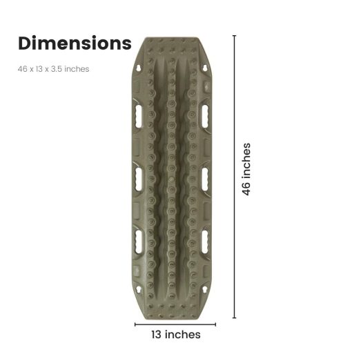 Tabla de recuperacion para vehiculos MAXTRAX MKII (Verde Oliva) - Imagen 4