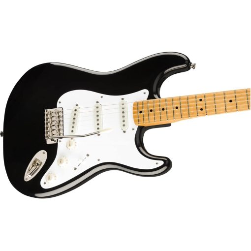 Guitarra electrica Squier Classic Vibe 50s Stratocaster, con garantia de 2 anos, Negro, Diapason de arce - Imagen 5