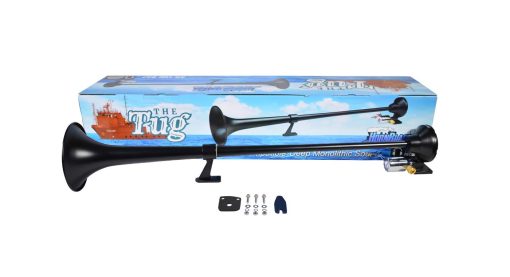 Claxon HornBlasters Tug 37 de 12/24 Voltios - Sonido de Gran Remolcador - Imagen 4