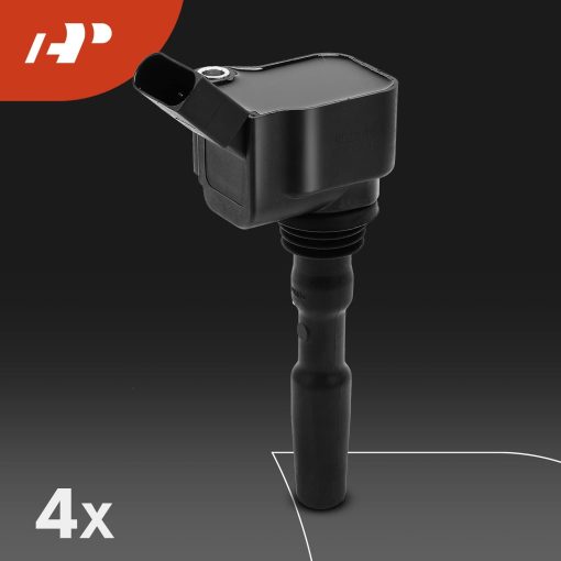 Conjunto Premium de 4 Bobinas de Encendido y Bujias de Iridio Compatible con Volkswagen Jetta 2013, Jetta 2016-2018 & Audi A3, 1.4L, Reemplazo # 04C905110B, 04C905110D - Imagen 6
