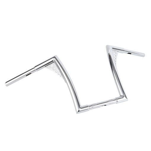 Manillar Batwing Ape Hanger de 14'' Rise 1-1/4'' compatible con Harley Sportster XL Softail FLST FXST Cromado - Imagen 4