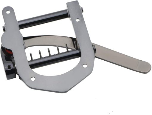 Guitarra Vibrato Tremolo, Puente de Tremolo de Cuerpo Plano para Guitarras Electricas Tele, SG, LP, ETC, Negro - Imagen 5