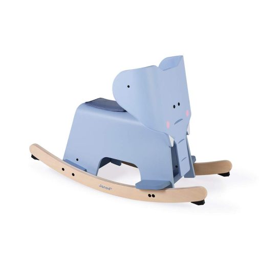 Elefante Mecedora Janod - Juguete Clasico de Madera para Montar - Edades 1+ - J08024 - Imagen 9