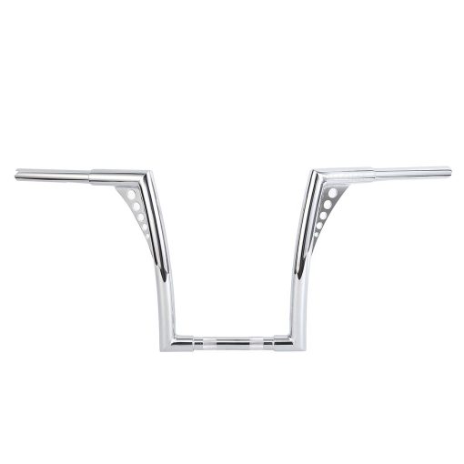 Manillar Batwing Ape Hanger de 14'' Rise 1-1/4'' compatible con Harley Sportster XL Softail FLST FXST Cromado - Imagen 2