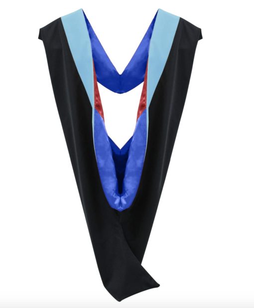 Capucha de Graduacion Unisex de CLERKMANS para Licenciatura y Maestria - Capucha Academica Universitaria