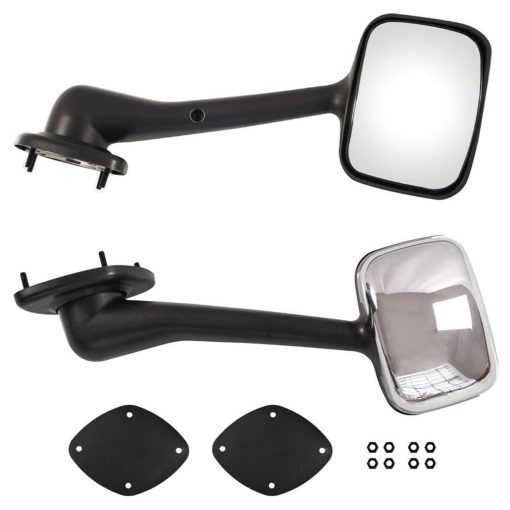 Espejo de capo Aostirmotor 2PCS para Freightliner Cascadia 2008-2016, Kit de espejos de capo para camiones, lado del conductor izquierdo y lado del pasajero (Cubierta cromada) - Imagen 6
