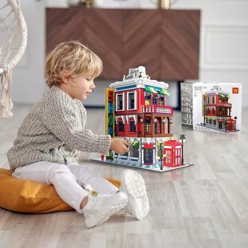 Set de Bloques de Construccion Modular 'The Corner Store Emporium' del General Jim, un Sueno de Arquitecto Urbano Kit de Construccion de Ladrillos - Imagen 2