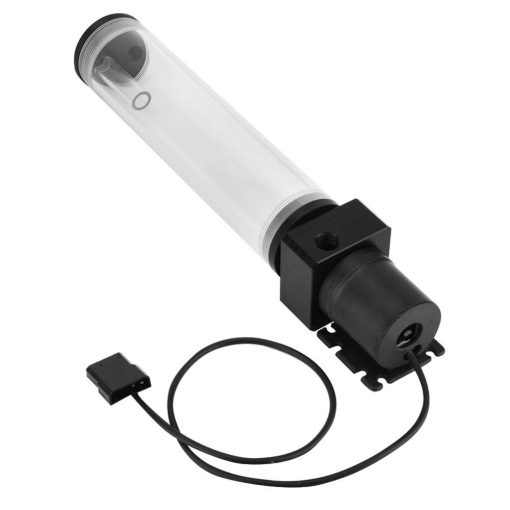 Diyeeni 19W 12v CPU Agua Enfriamiento Bomba Deposito DIY Combo, Bomba de Agua 800L/H, Puerto de Rosca G 1/4", Herramienta de Intercambiador de Calor del Sistema de Enfriamiento de Agua de la CPU de PC, Material Acrilico Transparente, Facil Instalacion (210mm) - Imagen 8