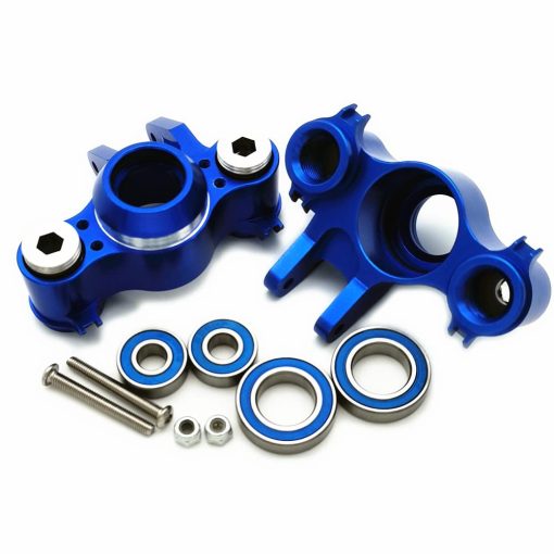 Buje de brazo de pivote de aluminio con rodamientos blindados de goma -4PCS Azul para Traxxas 1/10 Old E-REVO EREVO Summit E-MAXX T-MAXX3.3 Slayer Pro 4X4 5334R - Imagen 4