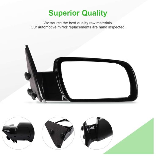 Espejos laterales SCITOO Un par de espejos compatibles con Chevy C1500 C2500 C3500 1988-1999 para Chevy K1500 K2500 K3500 1995-2000 para Chevy Tahoe Plegable manual 15036360 - Imagen 2