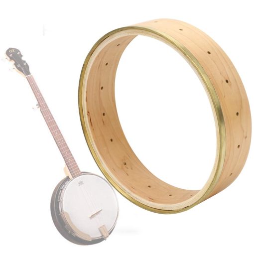 Aro de Borde de Banjo, Aro de Madera de Arce de 11 Pulgadas para Piezas de Banjo