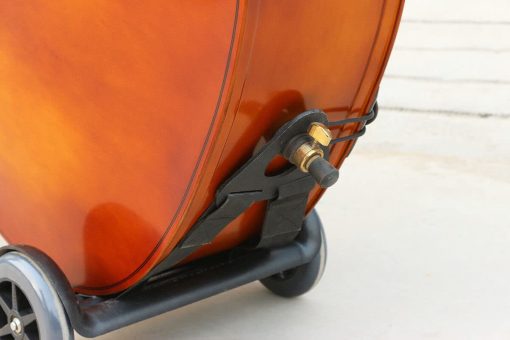 Carrito portatil para contrabajo vertical Vetimobato con ruedas para transportar cuerdas de bajo de tamano 1/10 a 4/4, funciona en interiores y exteriores (carrito con almohadilla suave de 3M) - Imagen 6