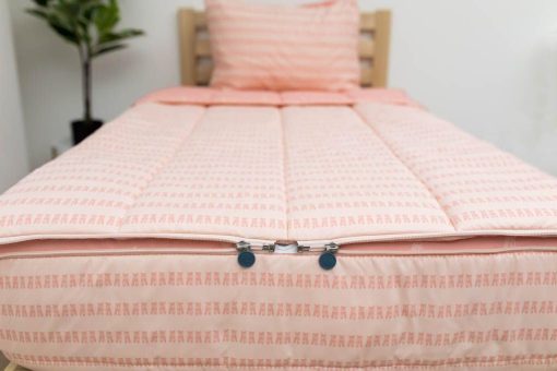 Juego de Cama con Cremallera para Ninas Ballet Rosado de Beddy's, Sabanas y Edredon de Ballet Rosado, Facil de Hacer y Lavar, Incluye Funda de Almohada y Funda de Almohada con Cremallera, Super Suave para Todas las Estaciones - Imagen 6