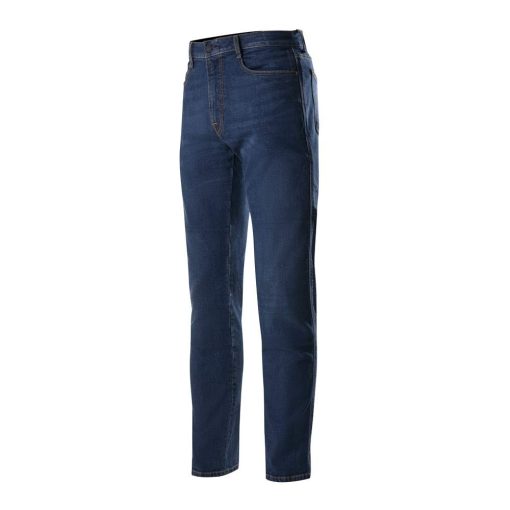 Pantalones de motocicleta para hombre Alpinestars Copper 2 Denim - Tono medio mas azul / 38