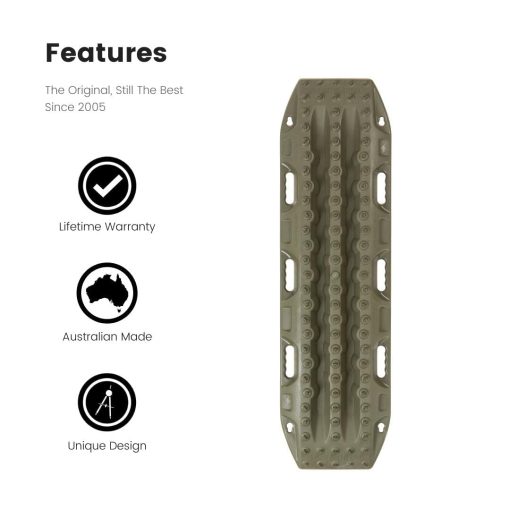 Tabla de recuperacion para vehiculos MAXTRAX MKII (Verde Oliva) - Imagen 2
