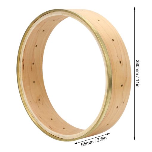 Aro de Borde de Banjo, Aro de Madera de Arce de 11 Pulgadas para Piezas de Banjo - Imagen 5