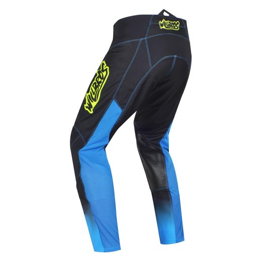 Pantalones de motocross Willbros MX para hombres y mujeres en bicicleta de tierra para carreras de motocross de montana, Azul Amarillo XXL=38 - Imagen 4