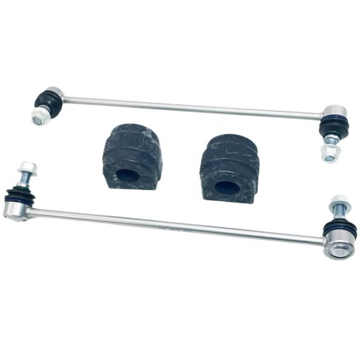 Juego de 4 Enlaces Estabilizadores de Barra de Rodillo Delantero y Bujes de Barra de Rodillo Delantero BEMWQ Compatible con BMW 2000-2006 BMW X5 E53 31356750703 31356750704 31351097021 - Imagen 2