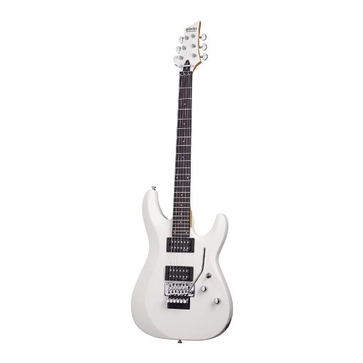 Guitarra Electrica de 6 Cuerdas Schecter C-6FR Deluxe (Diestro, Blanco Satinado)