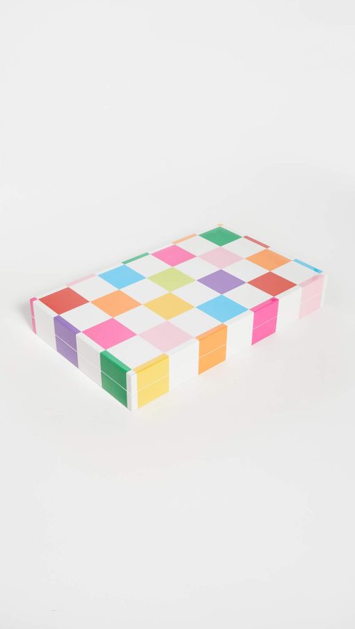 Juego de Backgammon de Ajedrez Arcoiris Jonathan Adler, Multi, Talla unica - Imagen 3