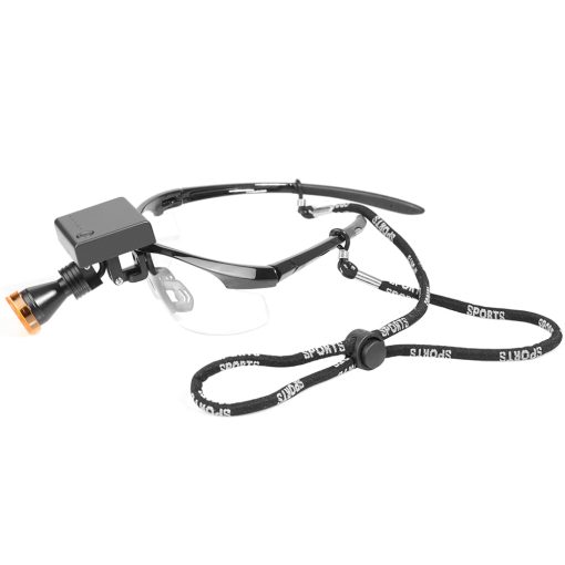 EustomA Linterna LED de 5W para Gafas con Filtro optico Integrado DY-011-F Ajustable en Brillo - Imagen 4