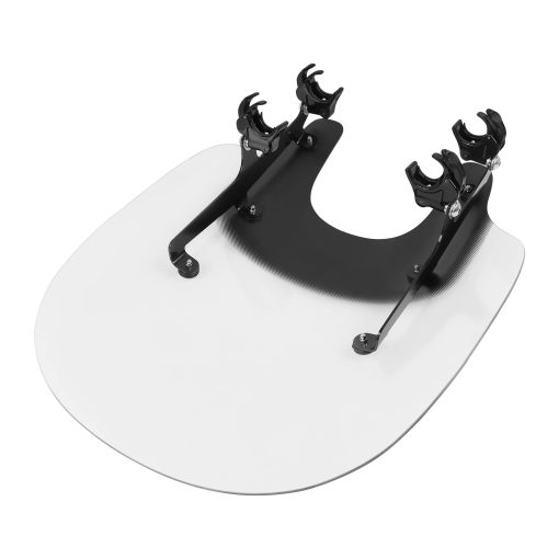Parabrisas de motocicleta compatible con Harley Nightster 975 RH975 RH 975 2022 2023 2024 PC Doble Burbuja (Negro Largo) - Imagen 2