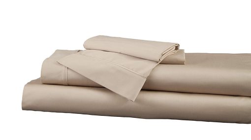 Juego de sabanas Degree 5 Dreamfit Bamboo Rich Naturally Cooling 100% Hecho en Estados Unidos (Arena, Full) - Imagen 2