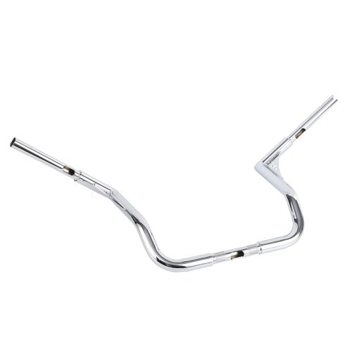 14'' Rise 1-1/4'' Ape Hanger HandleBar para Harley Touring Electra Glide FLHT FLHTC Cromado - Imagen 3