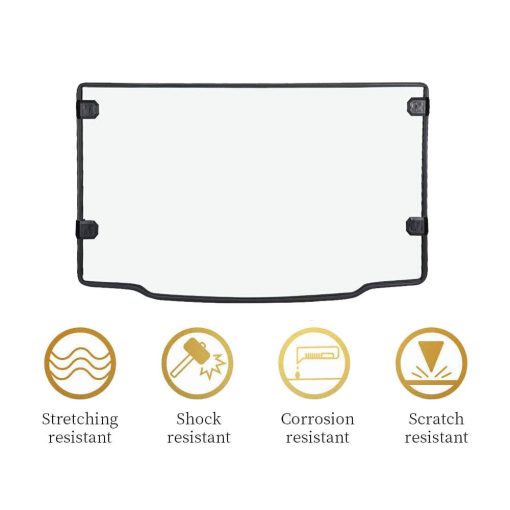 Parabrisas Frontal Completo de Repuesto para Polaris Ranger Midsize 2015-2021 570 500 Crew EV ETX Resistente a Rayones de 1/4 Pulgadas de Espesor Parabrisas de PMMA - Imagen 3
