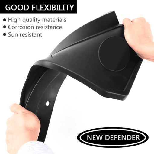 YIWANG 4pc/set Protector de Salpicaduras de Barro Guardabarros para Land Rover Defender 110 2020 2021 - Imagen 8