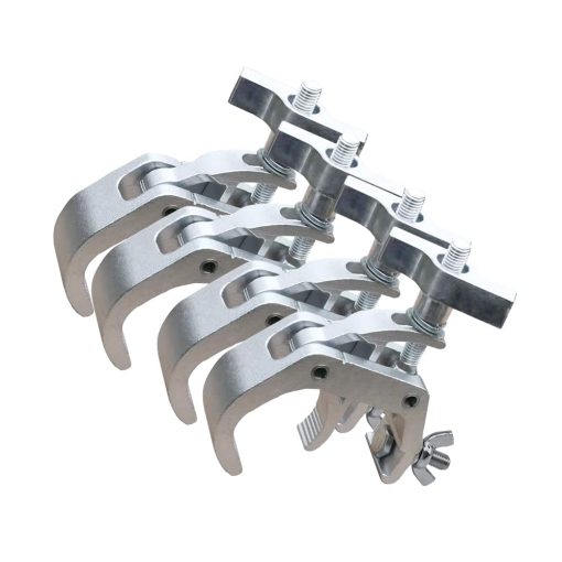 Kit de 4 Abrazaderas de Luz para Escenario Resistentes, Capacidad de Carga de 440lb, Abrazaderas de Aleacion de Aluminio, Ajuste para Truss de 1.6-2.0 Pulgadas para Luces de DJ Proyector Luces Par - Imagen 5