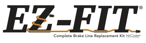 Kit de Linea de Frenos EZ-Fit NiCopp, Silverado 2500 Sierra 2500 2003-2007 Ext/Short, CNC-144KIT - Imagen 2