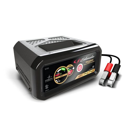 Cargador de Bateria y Arrancador de Motor Totalmente Automatico Schumacher SC1340 - 55 Amp/10 Amp, 6V/12V para Coches, SUVs y Camionetas Pequenas