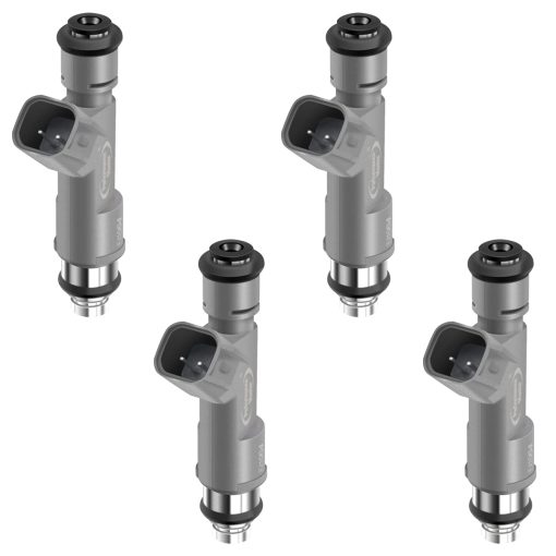 Conjunto Maestro de Alto Rendimiento de 4 Inyectores de Combustible Compatibles con Chevy HHR 2009-2011 Malibu 2010-2012 Pontiac G6 2010 L4 2.2L 2.4L Reemplazo para 12613163 FJ1064 M1409 4G2251 832-11216 8002100N