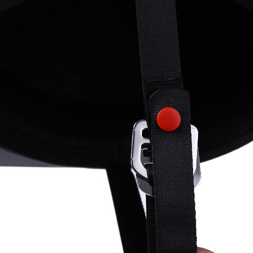 Casco de Motocicleta Estilo Gorra de Beisbol Yesmotor Unisex - Aprobado por la DOT (Negro Claro, L) - Imagen 7