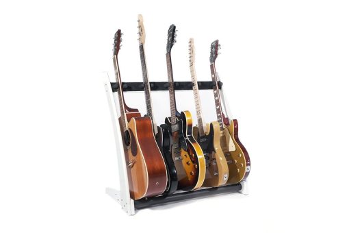 Ruach GR-2 Curve Soporte de guitarra 5 vias personalizable para guitarras y estuches - Blanco - Imagen 3