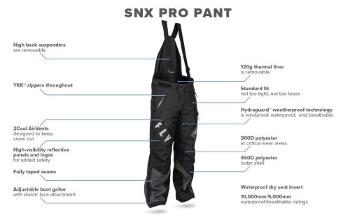 Pantalones Fly Racing 2023 SNX Pro (Naranja/Gris/Negro, 3X-Large) - Imagen 4