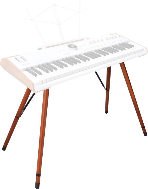 Patas de madera Arturia para AstroLab, KeyLab 88 MkII y PolyBrute - Soporte ajustable, resistente y elegante - Imagen 2
