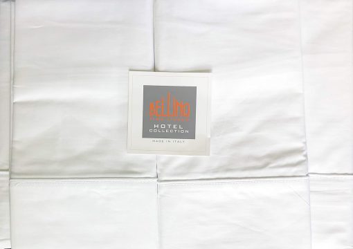 Juego de Sabanas de 4 Piezas de la Coleccion de Lujo Portofino & Bellino Italy Home 200tc 100% Algodon-Calidad de Hotel Percale Fresco y que Absorbe la Humedad (Queen, Bellino Raised Line)