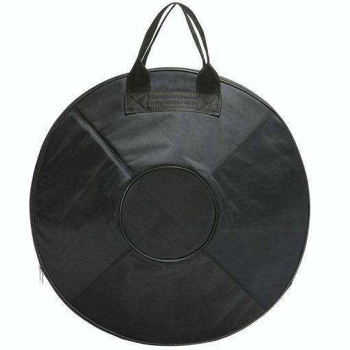 Handpan "Lark Music" en Re Menor 9 notas tambor de acero (58cm de diametro, Superficie Bronce (D Menor) 9 notas D3 A Bb C D E F G A) - Imagen 4