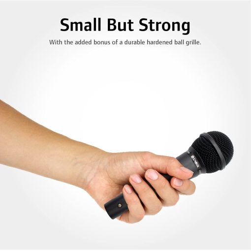 Microfono Dinamico Unidireccional CAROL GS-56 Vocal para Presentaciones & Estudio en Casa con Patron Cardioide, Efecto Amortiguador de Choque, Reduce el Ruido de Vibracion y Rango de Sonido Extremadamente Amplio - Imagen 3