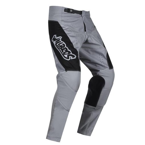 Pantalones de Moto de Montana Willbros MX BMX Descenso para Hombre Motocross ATV Off-Road Motocicleta UTV MTB Negro Gris S=30 - Imagen 2